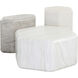 Spezza 33 X 29.5 inch Marble Look / Cream Outdoor Coffee Table